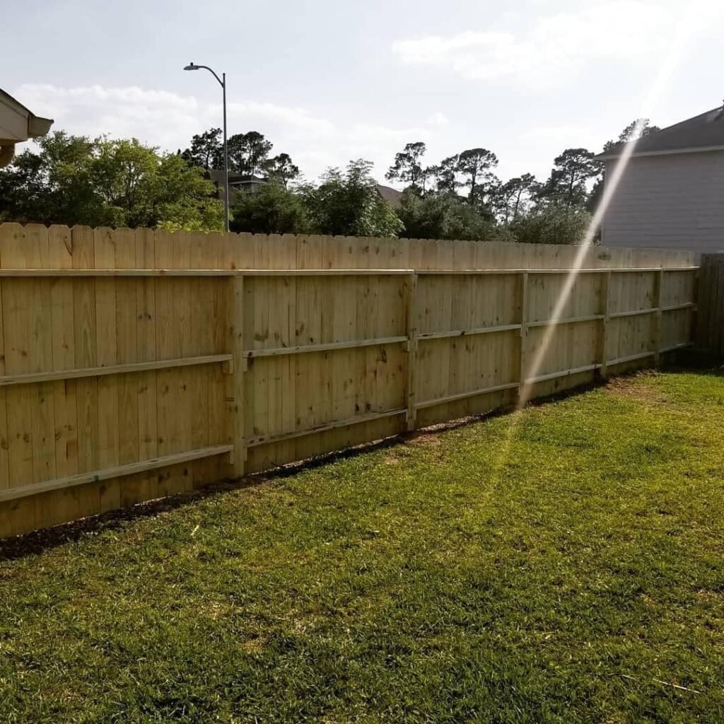 finished fence job
