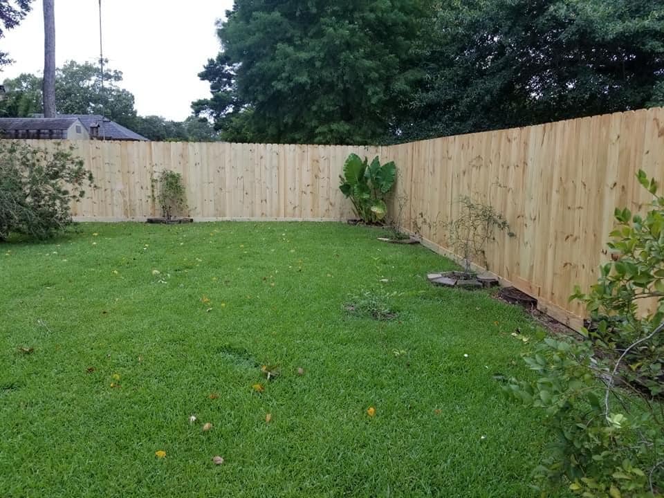brand new fence job completed