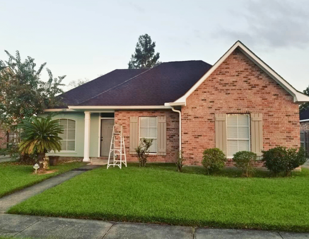 fresh coat of paint to liven up curb appeal