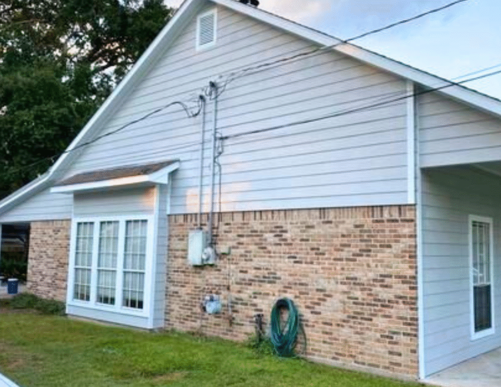 fresh coat of paint after installing new siding