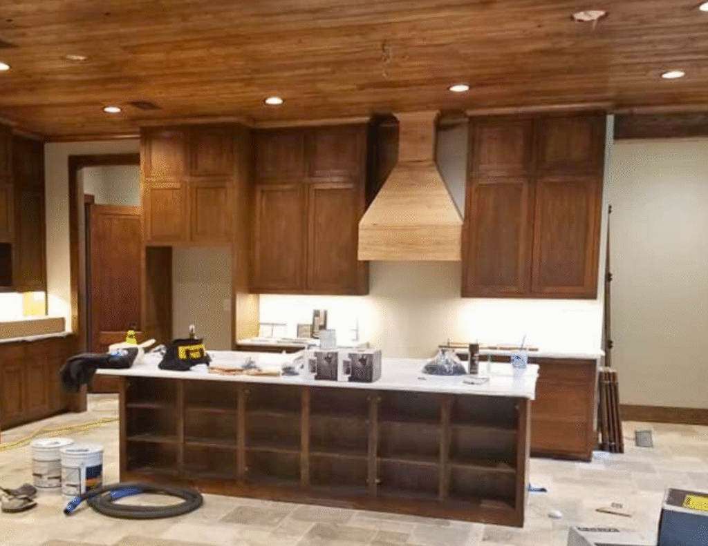 staining and spraying (10)