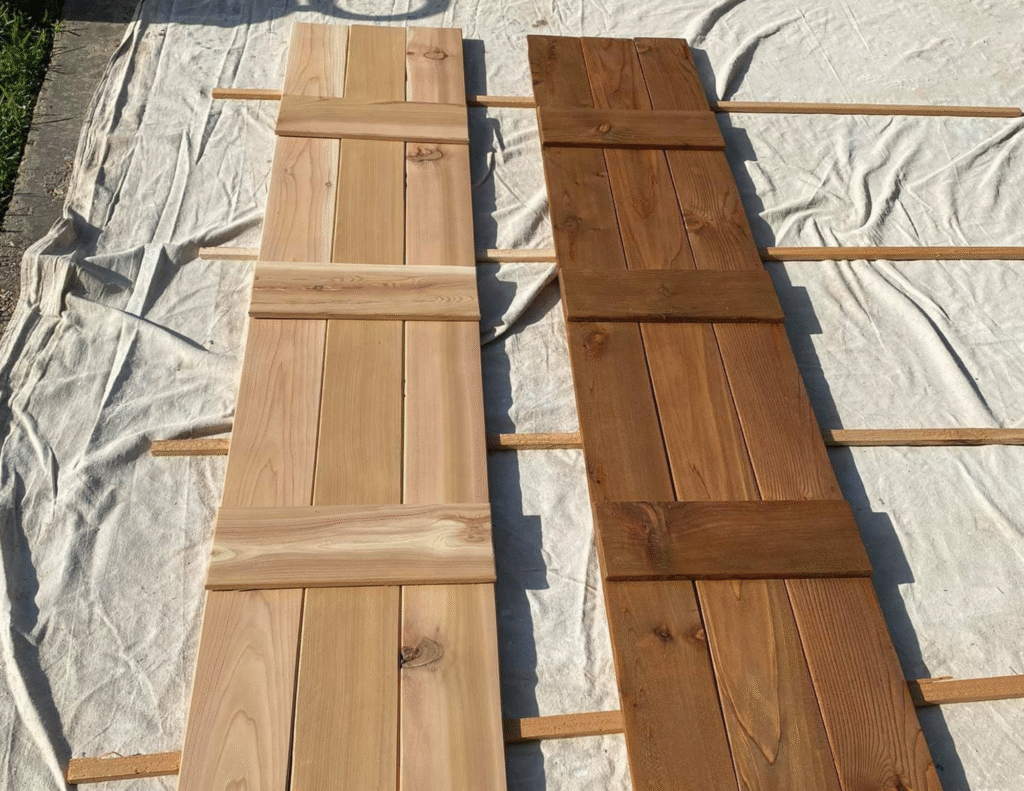 staining and spraying (5)