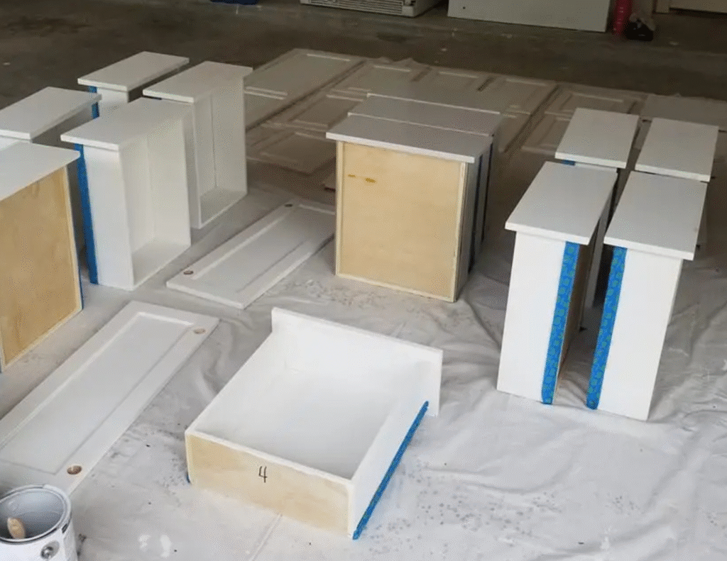 staining and spraying (9)