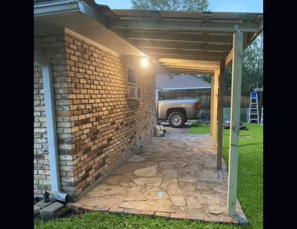 custom built lean to